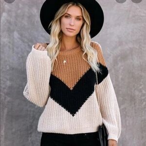 Lumiere Women's Oversized Knit Sweater Size M